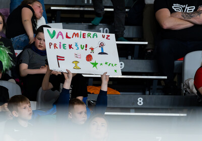 LBL 1/2 fināls 1. spēle: VALMIERA GLASS VIA : Rīgas Zeļļi Sefinance