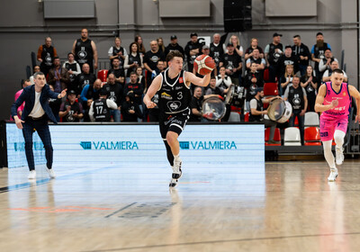 LBL 1/2 fināls 1. spēle: VALMIERA GLASS VIA : Rīgas Zeļļi Sefinance