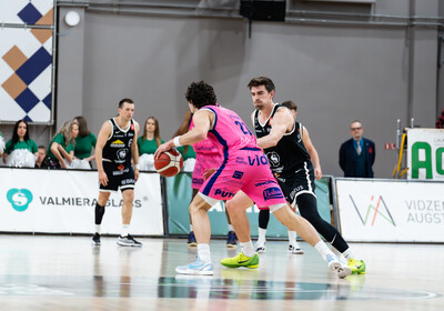 LBL 1/2 fināls 1. spēle: VALMIERA GLASS VIA : Rīgas Zeļļi Sefinance