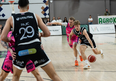 LBL 1/2 fināls 5.spēle: VALMIERA GLASS VIA : Rīgas Zeļļi/Sefinance