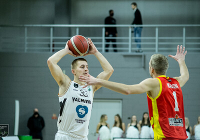 LATVIJAS BASKETBOLA UŽAVAS KAUSS: VALMIERA GLASS - BK Madona/BJSS