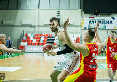 LATVIJAS BASKETBOLA UŽAVAS KAUSS: VALMIERA GLASS - BK Madona/BJSS