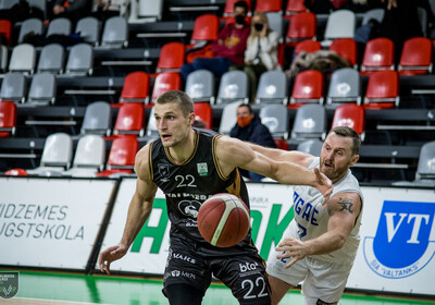 LATVIJAS BASKETBOLA UŽAVAS KAUSS: VALMIERA GLASS - BK OGRE