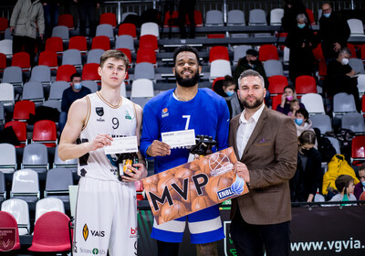 Eiropas Ziemeļu basketbola līga: VALMIERA GLASS VIA : BC Enisey