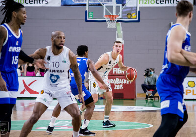 Eiropas Ziemeļu basketbola līga: VALMIERA GLASS VIA : BC Enisey