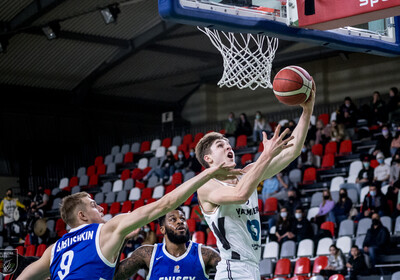 Eiropas Ziemeļu basketbola līga: VALMIERA GLASS VIA : BC Enisey