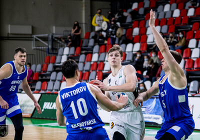 Eiropas Ziemeļu basketbola līga: VALMIERA GLASS VIA : BC Enisey