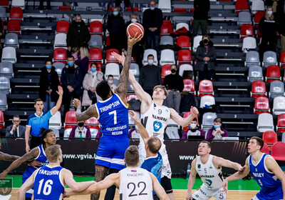 Eiropas Ziemeļu basketbola līga: VALMIERA GLASS VIA : BC Enisey